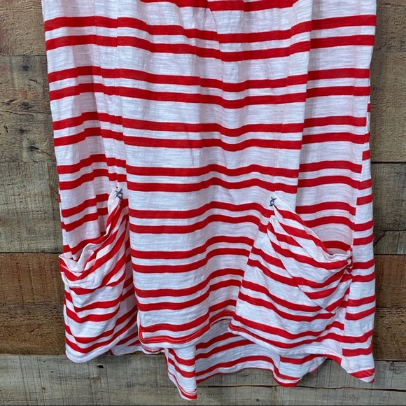 Meadow Rue Marin Striped Top Red & White Size Large - Picture 6 of 13